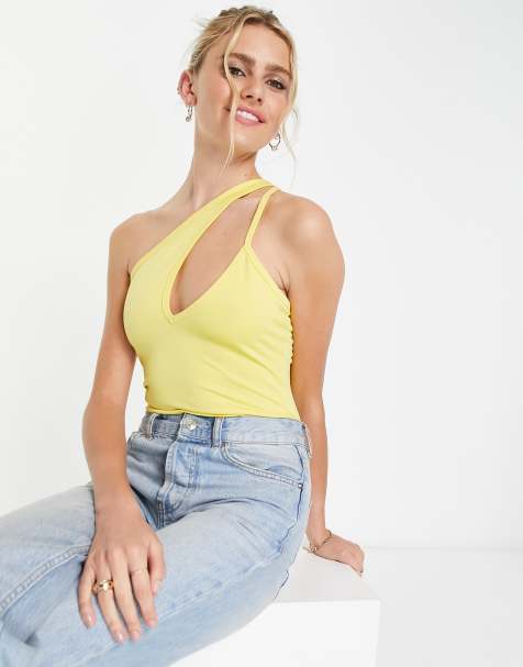 Extro & Vert - Body con fascette giallo - view 1