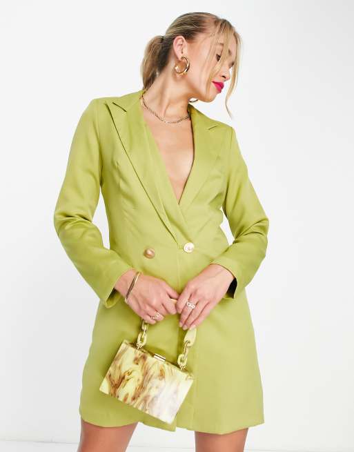 Robe blazer online verte