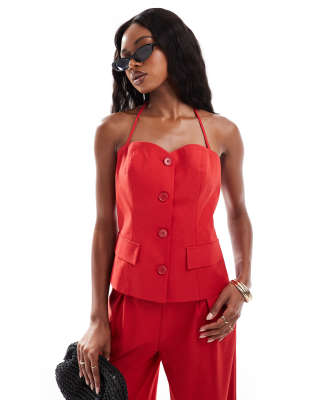 Extro & Vert halter waistcoat top co-ord Sale