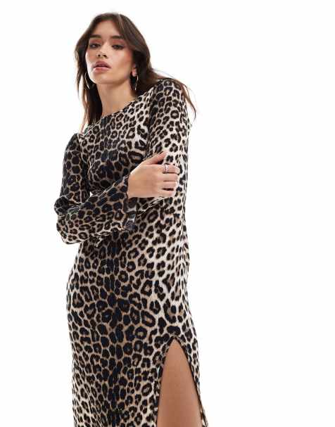 Extro & Vert – Maxikleid mit Leopardenprint - view 1