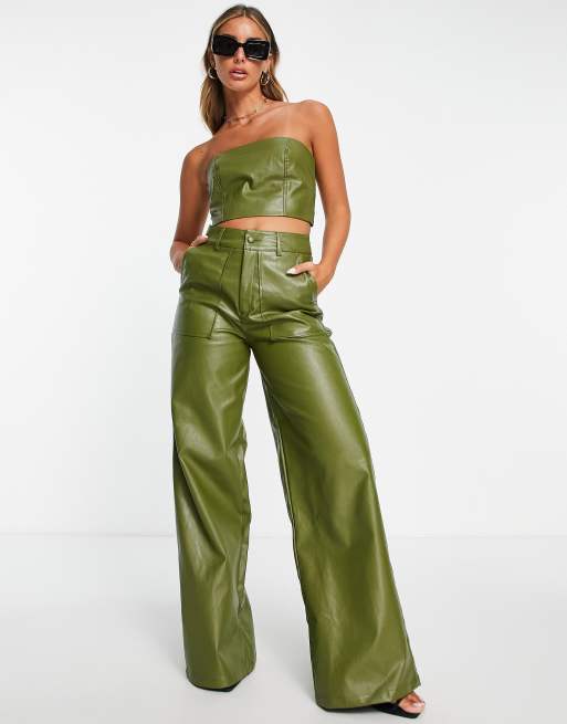 Asos pantalon cuir discount femme