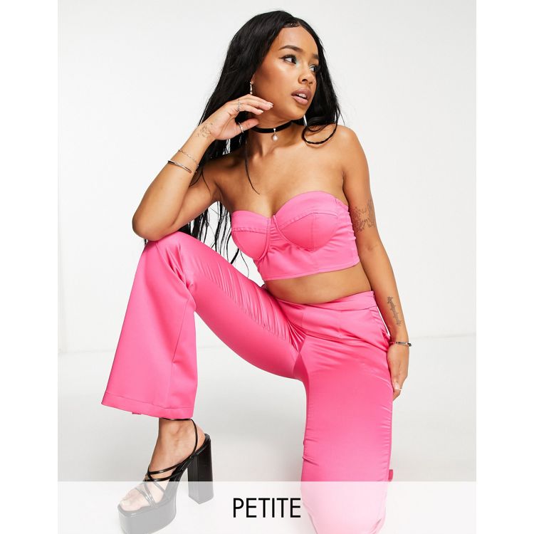 Extro&Vert Womens Pink Crop Top size Petite 4 - beyond exchange