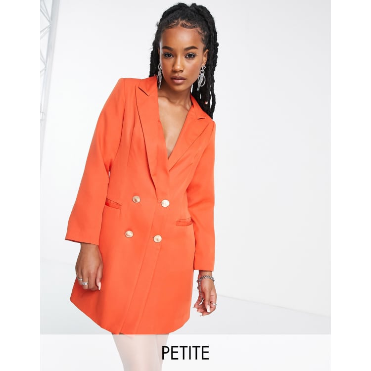 Rust shop blazer dress