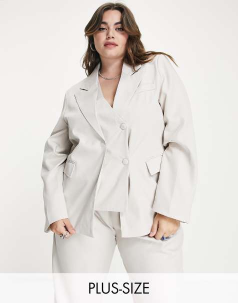 Tailleur Blanc Chic Femme