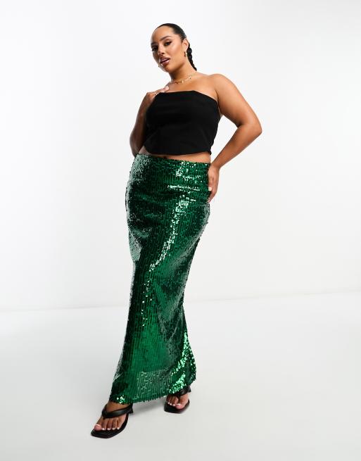 Sequin maxi cheap skirt 30