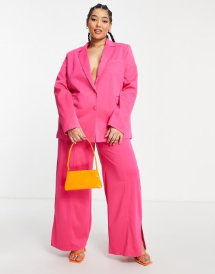 plus size hot pink pants