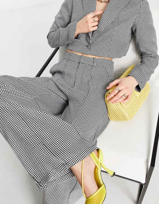 Extro & Vert – Spodnie z bardzo szerokimi nogawkami, w pepitkę, 3 z 4