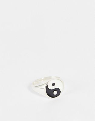 Eyland yin yang ring in silver