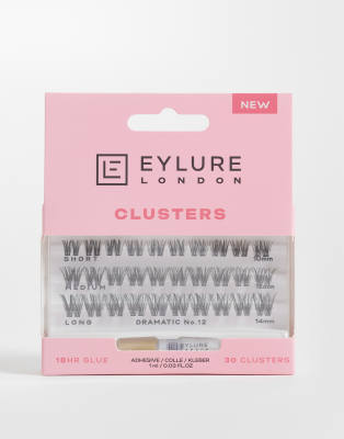 Eylure - Dramatic Clusters - Künstliche Wimpern - Nr. 12-Schwarz