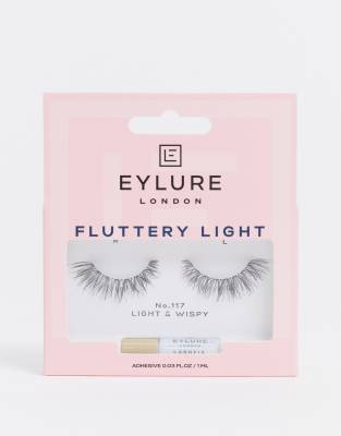 Eylure - Falsche Wimpern, Fluttery Light, 117-Black