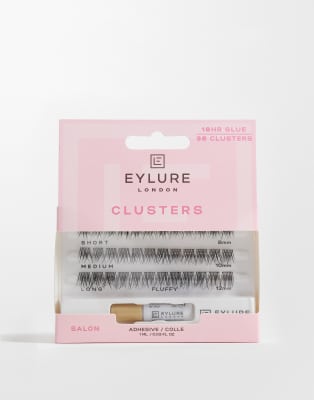 Eylure - Faux-cils duveteux - Lot de 36-Noir
