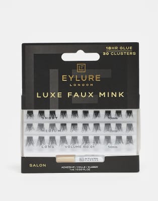Eylure - Faux Mink Clusters - Künstliche Wimpern - Volume No.01-Schwarz