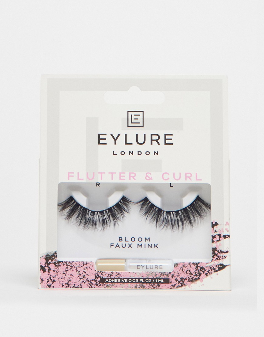 Eylure Flutter & Curl False Lashes - Bloom-Black