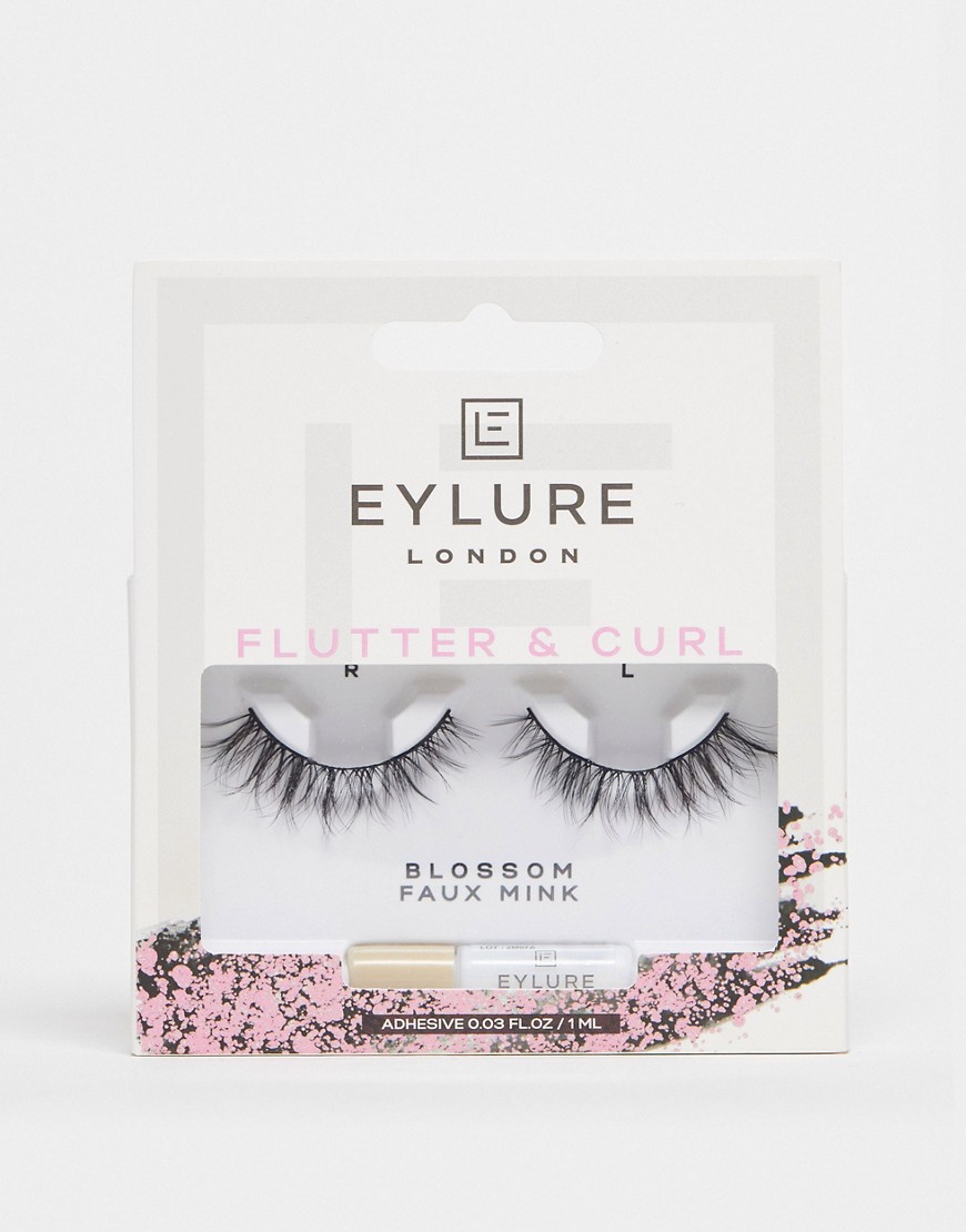 Eylure Flutter & Curl False Lashes - Blossom-Black