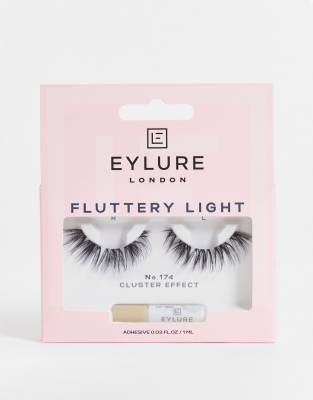 Eylure - Fluttery Light Cluster Effect Lashes - Kunstwimpern Nr. 174-Schwarz