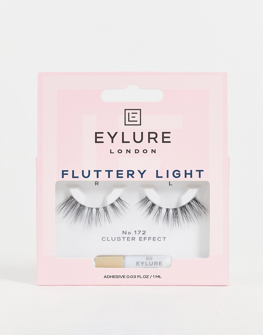 Eylure Fluttery Light Cluster Effect Lashes - No. 172-Black
