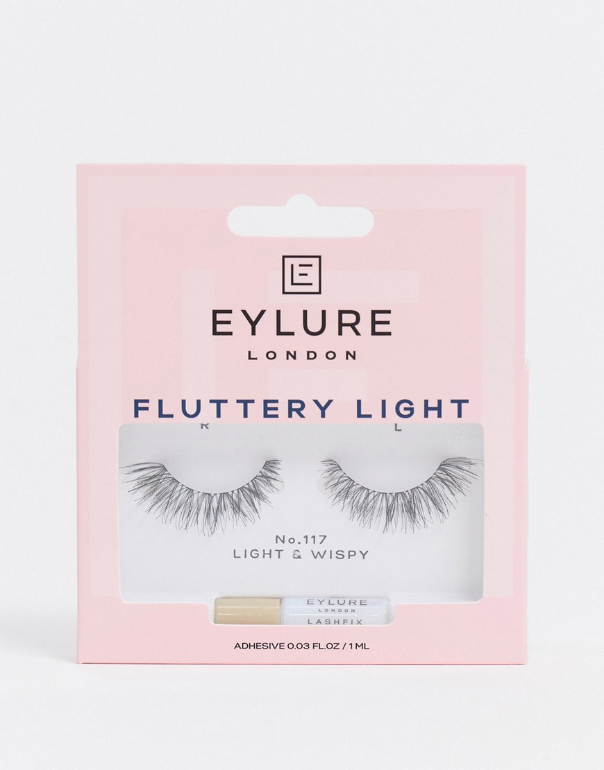 Eylure Fluttery Light Lashes - 117-Black