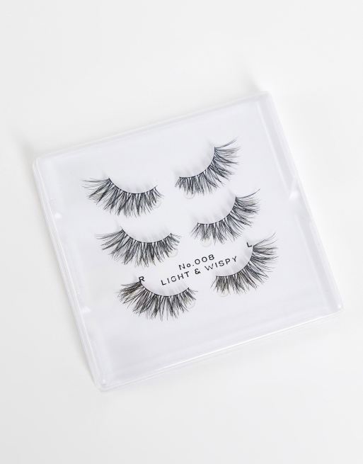 Eylure – Fluttery Light - No. 008 – Flerpack lösögonfransar, 4 av 5