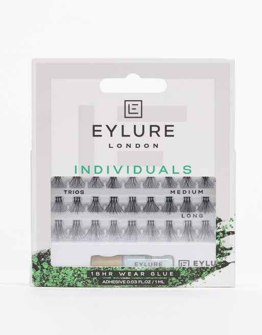 Eylure – Individuals Trio – Professionella individuella lösögonfransar i kluster av tre, 2 av 4