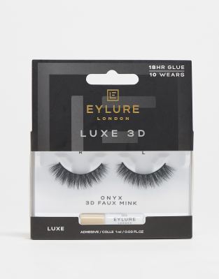 Eylure - Luxe 3D - Künstliche Wimpern - Onyx-Schwarz