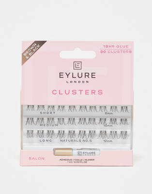 Eylure - Naturals Clusters No.5 - Wimpernbüschel - Braun/Schwarz