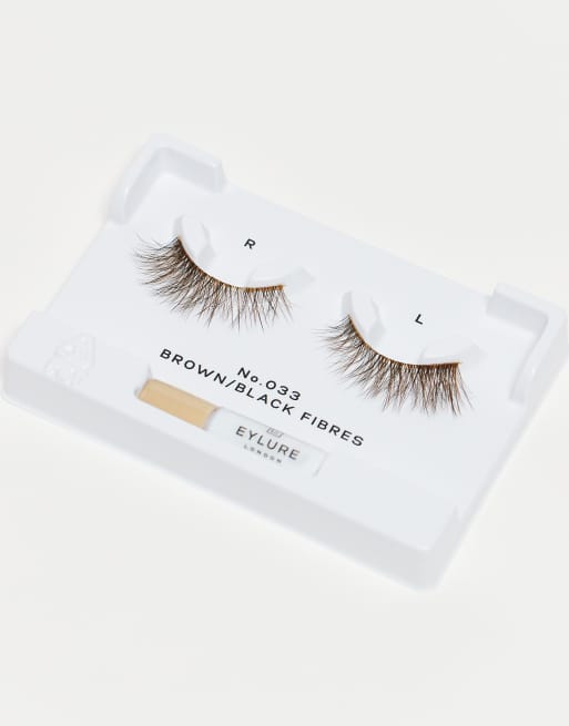 Eylure Naturals – No.033 – Brązowo-czarne sztuczne rzęsy, 4 z 4