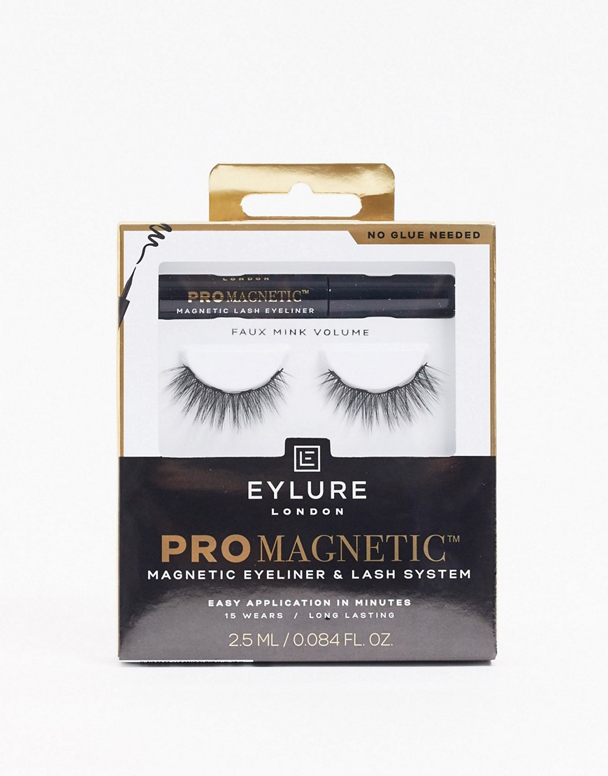 Eylure - Pro Magnetic - Ciglia finte + Kit eyeliner magnetico-Nero