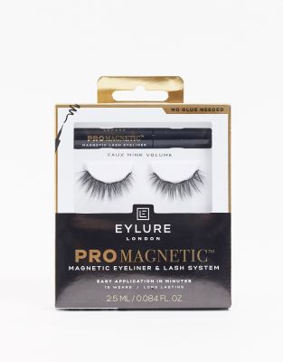 Eylure Pro Magnetic False Lashes + Magnetic Eyeliner Kit-Black