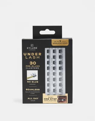 Eylure Eylure Underlash Pre glued Clusters- Lengthening-Black