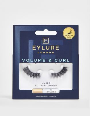 Eylure - Volume & Curl - 3/4-lange künstliche Wimpern - No.125-Schwarz