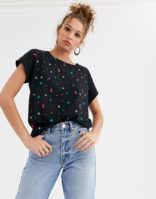 Fabienne Chapot Duckie stars & moons t-shirt