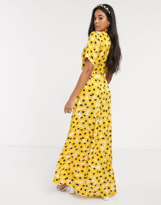 calvin klein sunflower dress