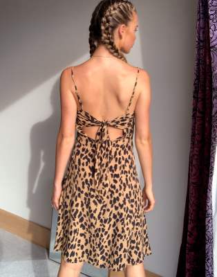 sunny girl leopard dress