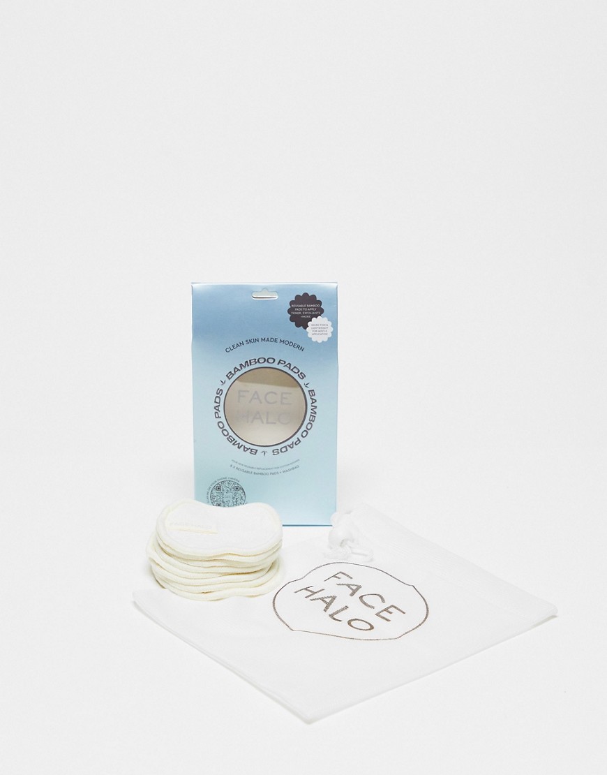 Face Halo Bamboo Pads 8 Pack-No colour