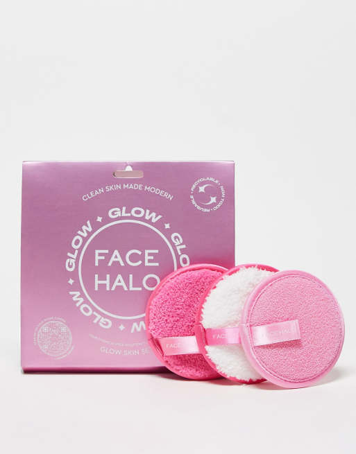 Face Halo – Glow – Wiederverwendbare Abschminkpads, 3er-Pack