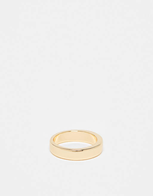Faded Future - Anello a fascia color oro