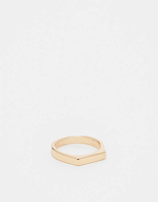 Faded Future - Bague minimaliste - Doré