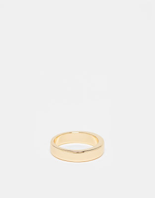 Faded Future band ring in gold | ASOS