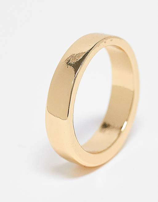 Faded Future band ring in gold | ASOS