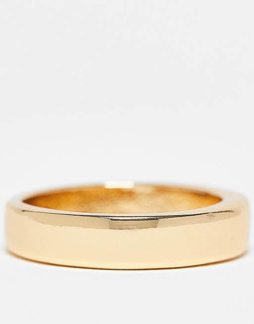 Faded Future band ring in gold | ASOS