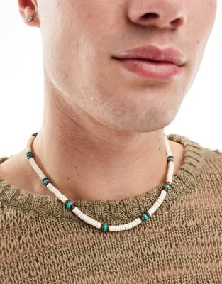 FADED FUTURE Faded Future beaded festival necklace in multi