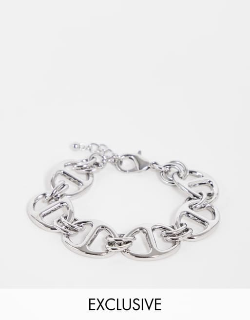 Faded Future - Bracciale con catena color argento