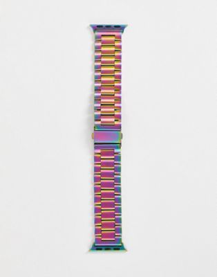 Faded Future bracelet smart watch strap in iridescent