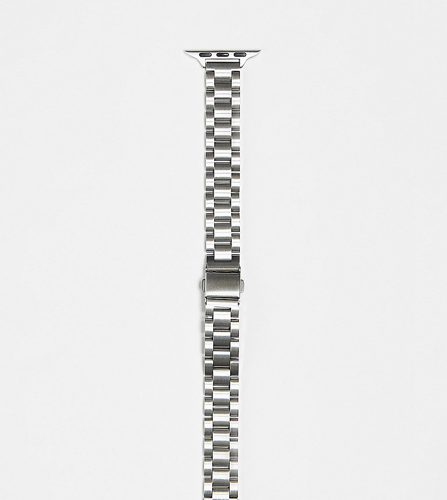 Faded Future bracelet smart watch strap in silver