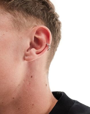 Faded Future chain ear cuff in silver - ASOS Price Checker