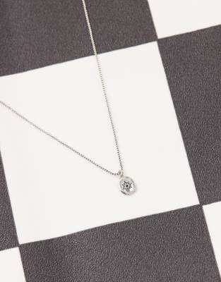 Faded Future Chain Necklace With Engraved Coin Pendant