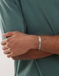 [FADED FUTURE] Faded Future classic cuff bracelet in silver No Size SILVER
