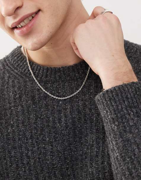 Faded Future - Collana a catenina stile corda color argento - view 1