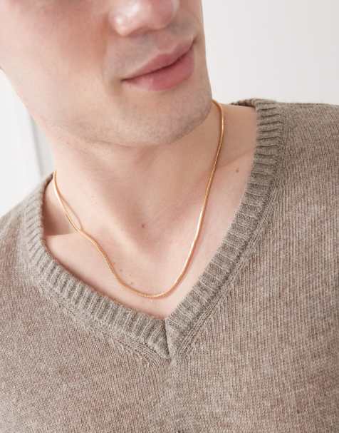 Faded Future - Collana in catenina color oro - view 1