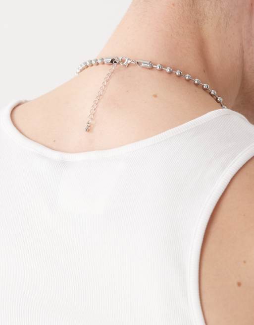 Faded Future - Collier à maillons boules - Argenté, 3 de 3